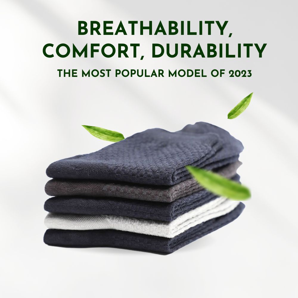Kit of 10 Bamboo Fiber Socks - Buy 5 and receive 10