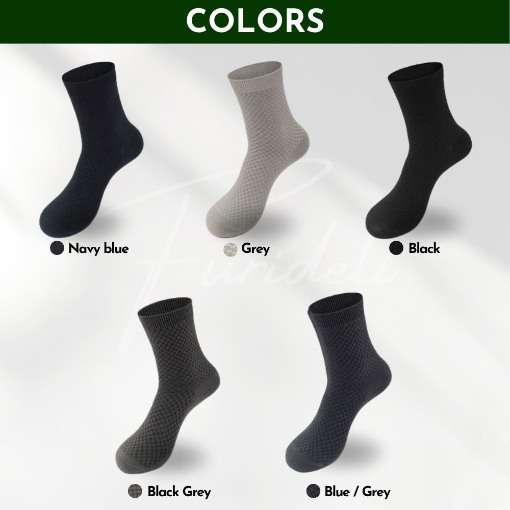 Kit of 10 Bamboo Fiber Socks - Buy 5 and receive 10