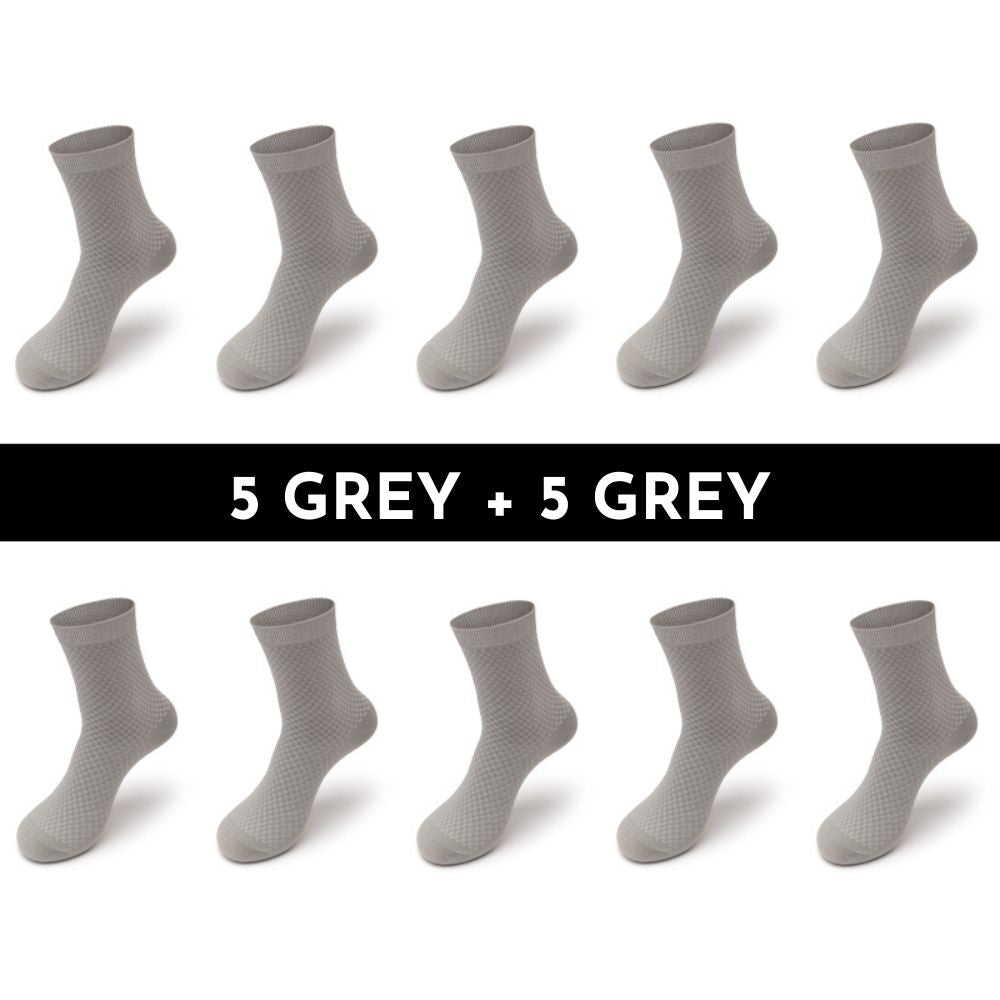 Kit of 10 Bamboo Fiber Socks - Buy 5 and receive 10