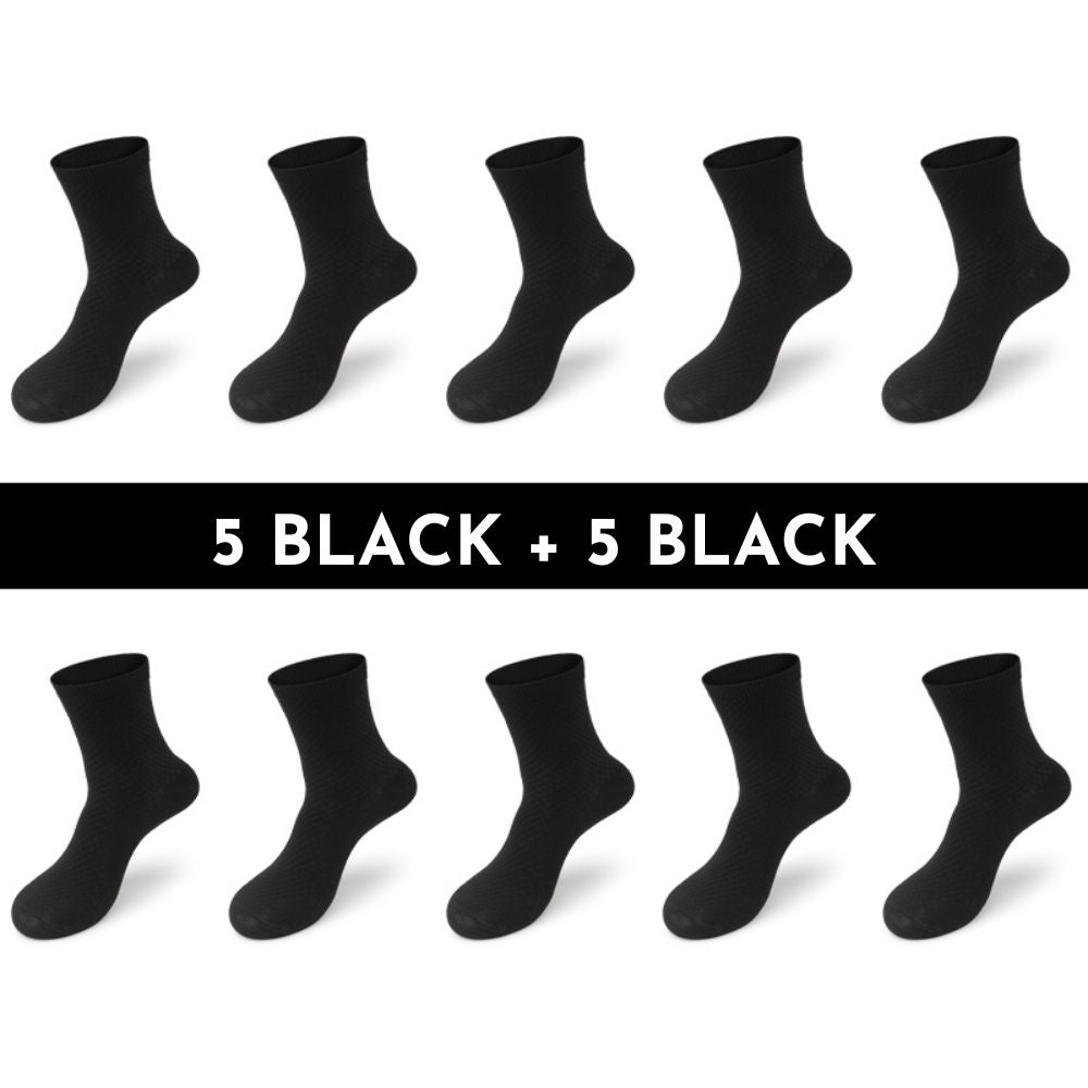Kit of 10 Bamboo Fiber Socks - Buy 5 and receive 10