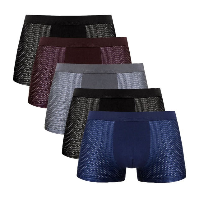 BoxHero™ - Pack of 6 Bamboo Fiber Boxer Briefs - Buy 3, get 3